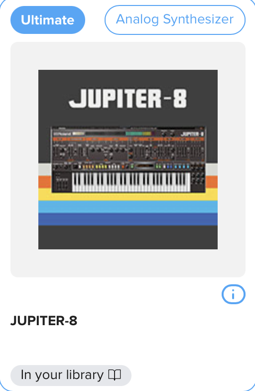 Roland Roland JUPITER-8 (Lifetime Key)